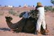 India: Loading a camel in the Thar Desert near Jaisalmer, Rajasthan